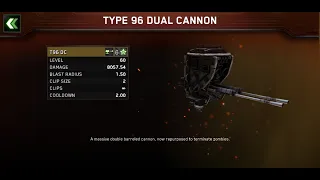 T96 DC DUAL CANNON VS M777 REPATING HEAVY for Zombie Gunship Survival