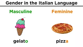 Gender in the Italian Language