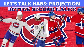 LET'S TALK HABS: PROJECTION SECOND HALF FOR THE MONTREAL CANADIENS