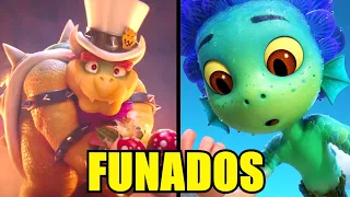 5 PERSONAJES de PELÍCULAS ANIMADAS que fueron FUNADOS