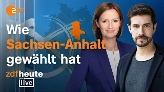 Wahl in Sachsen-Anhalt | ZDFheute live