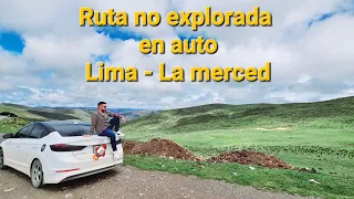 de Lima a chanchamayo en auto ll por la nueva ruta de canta // carretera central🏞