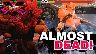 SFV * 87% DAMAGE Abigail Combo on Akuma and How To Do it