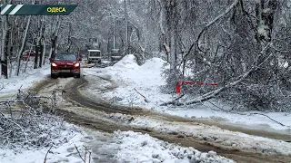 Снігопади, заметілі, ожеледь. В Україні вирує негода