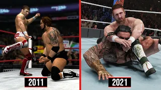 Daniel Bryan Evolution in WWE Games!