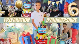 🎂🎉PRÉPARATIFS pour l’anniversaire de Mahdi // idées ANIMATIONS & CADEAUX pour enfants