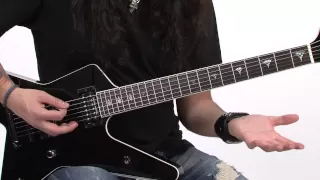 Lick of the Day - Gus G - Fluid D Dorian Legato Run