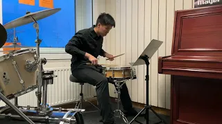 Etude no.2 by Goldenberg - Snare drum