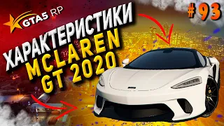 McLaren GT 2020 FT ЧЕСТНЫЕ разгон / максималка / торможение на GTA5RP