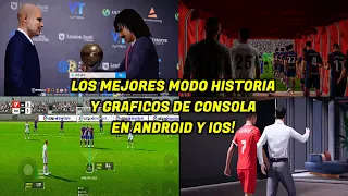 ⚽TOP JUEGOS DE FUTBOL CON MODO CARRERA Y GRÁFICOS DE PS5 PARA ANDROID Y IOS 🔥 JUEGOS FUTBOL MOVIL