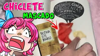🤢COLAMOS CHICLETE MASCADO NESSE LIVRO -  Destrua este Diário