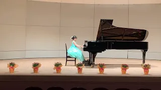 理緒菜　小2 ピアノ発表会