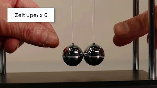 Mechanik Experiment: Impulserhaltung, Stoß zwischen Kugeln