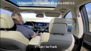 Kia K900 5.0 vs Trailblazer SS Cam Bolt-ons / C5 Auto Headers 93