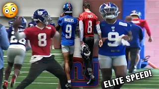 Daniel Jones CONNECTS w/ Malik Nabers 🔥👀 New York Giants OTA Highlights