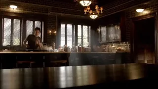 Damon Salvatore ~ Pancakes cooking, cool dancing