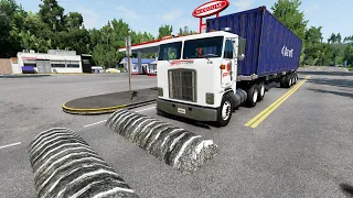 Truck Vs Speedbump #1 - Beamng.drive