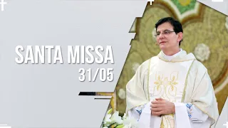 Santa Missa AO VIVO | Um Mês com Nossa Senhora | PADRE REGINALDO MANZOTTI | 31.05.2021
