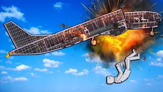 Saving Ragdolls from a Plane Crash Using Syringes! - People Playground Update Gameplay