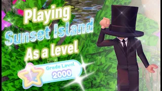 Playing Sunset Island - As A Level 2000! 🌴🥥