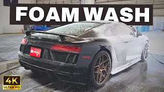 Audi R8 V10 Foam Wash - Auto Detailing (Satisfying ASMR)