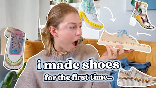 i made shoes for the first time… from scratch and they're AMAZING