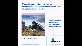 Experiências de internacionalização em biologia básica e aplicada.