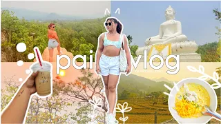 pai vlog || food trip + day tour (lod cave, pai canyon, night market) by rhapxie librea