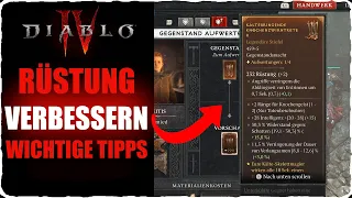 Diablo 4 Ausrüstung richtig aufwerten Wichtige Gegenstandsmacht Level und Schmied Erklärung