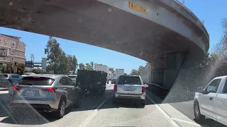 2020 Silverado POV Drive 10 Freeway Los Angeles. Culver City to Whittier California