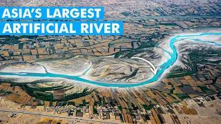 How did Afghanistan Build Asia's LARGEST Artificial River In The Desert? - Mega Canal Project