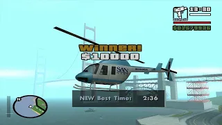 First-Person mod - GTA San Andreas - Whirly Bird Waypoint - Race Tournament - from the Starter Save