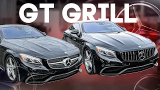 MERCEDES S63 AMG W217 PANAMERICANA GT GRILL INSTALLATION INCREDIBLE TRANSFORMATION!