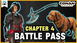First Look at the new BATTLE PASS - Age of War Chapter 4 | Conan Exiles
