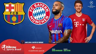 BARCELONA X BAYERN DE MUNIQUE AO VIVO | CHAMPIONS LEAGUE | NARRAÇÃO