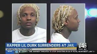 Lil Durk behind bars in Fulton County Jail