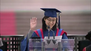 Jennifer Chou's speech at SFU convocation ceremony B, October 5, 2021