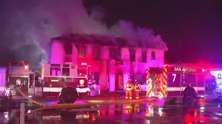 Vacant home goes up in flames early morning, officials say