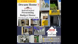 13×40 House plan, 1BHK Furnished House, property in indore, furnished house, budget house in indore