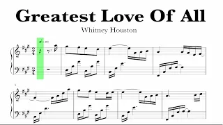 Whitney Houston - Greatest Love Of All Sheet Music