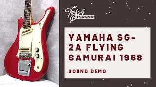 YAMAHA SG-2A FLYING SAMURAI 1968 (Bright Red) | Sound Demo