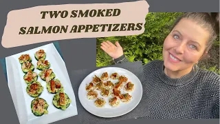 2 SMOKED SALMON APPETIZERS UNDER FIVE MINUTES QUICK EASY AND HEALTHY SNACK APPETIZER