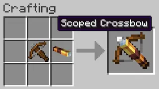 I made a Spyglass Crossbow in Minecraft