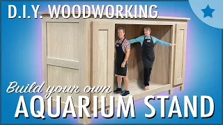 D.I.Y. Woodworking Project: How To Build An Aquarium Stand!