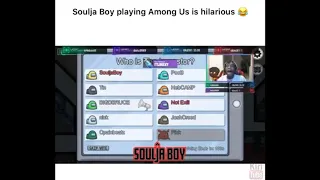 Soulja Boy playing Among Us is hilarious 😂 #shorts