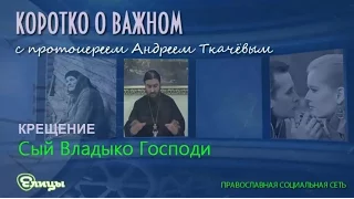 Сый Владыко Господи. о. Андрей Ткачев. Крещение