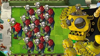 🌻💥 ThreePeater Pea vs. 99 Gargantuars Zombie vs. Dr. Zomboss 🚀🦖 - Plants vs. Zombies Hack 🌿🎮
