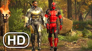 Deadpool Meets The Avengers Scene 4K ULTRA HD - Marvel's Midnight Suns