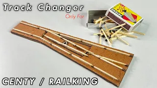 How to Make track Changer for Centy / Railking Train set #centytoy #railking #train