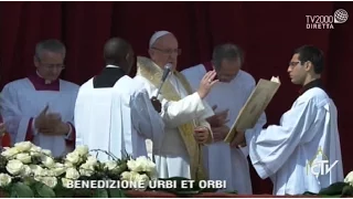 Messaggio di Pasqua di Papa Francesco e benedizione Urbi et Orbi